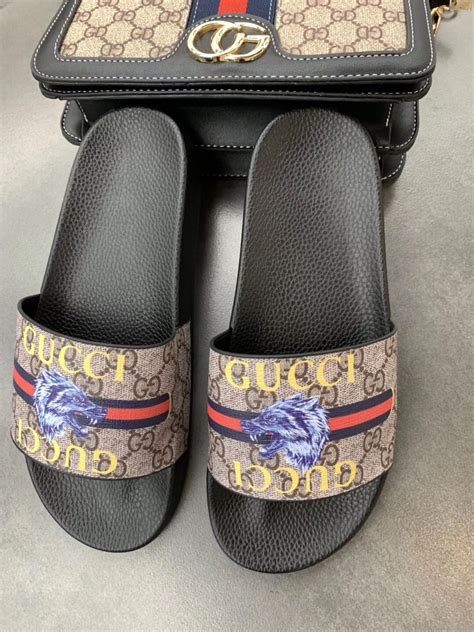 gucci slippers fake|gucci bedroom slippers.